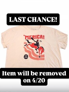 Life Is Good ‘Merica Cream Graphic Tee XL